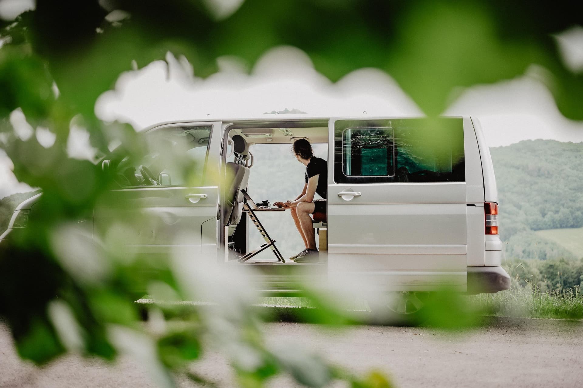 An Ann-Connect team member working remotely